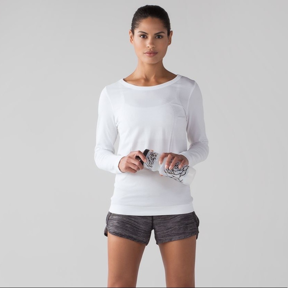 Lululemon Swiftly Tech Relaxed Long Sleeve- White